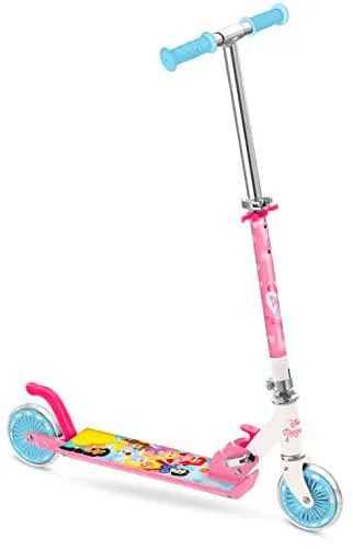 Mondo Toys - Scooter Princess Patinete 2 Ruedas Plegable de Aluminio con Plataforma Extra Grip y Manillar Ajustable para niño niña Disney Princess de Mondo Toys