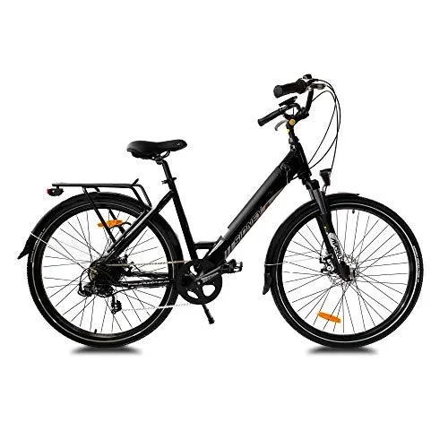 URBANBIKER Bicicleta Eléctrica Sidney, 250 W, 36V 14Ah (504Wh), 26", Negro