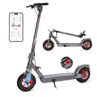 Scooter eléctrico 10 Pulgadas Scooter eléctrico Adultos con suspensión y aplicación