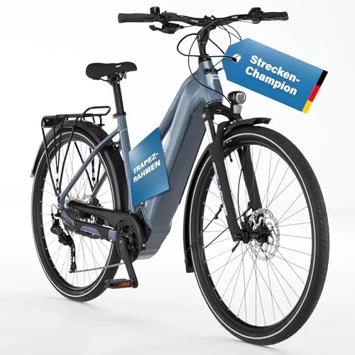 Fischer Bicicleta eléctrica Bike Trekking VIATOR 6.8i Ultimate para Mujeres y Hombres