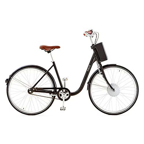 ASKOLL Eb1 Bicicleta eléctrica, Unisex Adulto, Color Negro/Negro, M