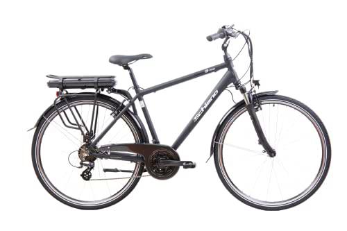 F.lli Schiano E- Ride Bicicleta, Hombres, Negra, 28 ''