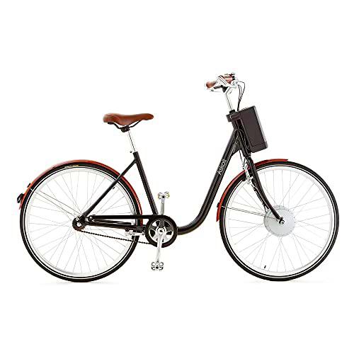 ASKOLL Eb1 Bicicleta eléctrica, Unisex Adulto, Color Negro/Marrón, M