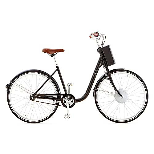 ASKOLL Eb1 Bicicleta eléctrica, Unisex Adulto, Color Negro/Negro, L