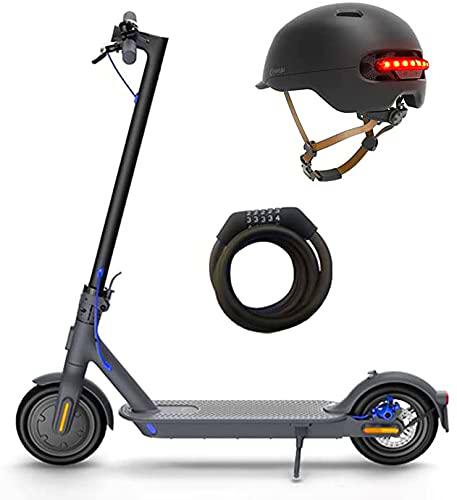 Mi Electric Scooter + SMART4U Casco SH50U L, Negro