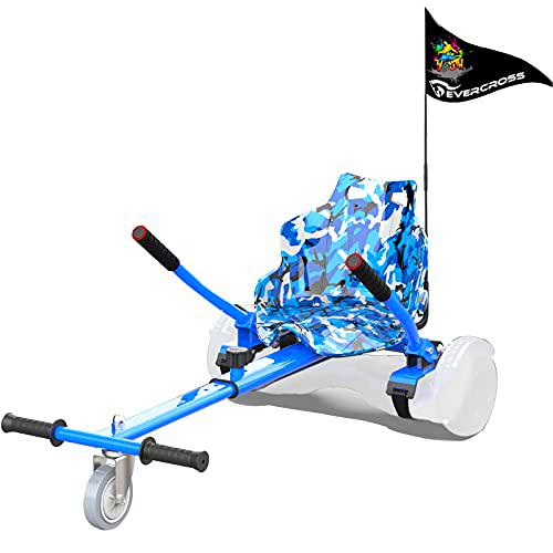 EVERCROSS Hoverboard Go Cart, Accesorio para Asiento de Hoverboard con Longitud de Marco Ajustable para Hoverboard de 6.5 "8" 10 "