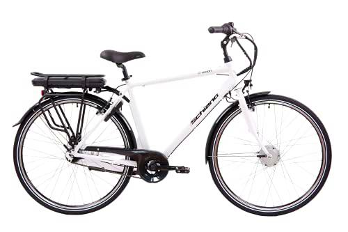 F.lli Schiano E- Moon Bicicleta eléctrica, Men's, Blanco, XL