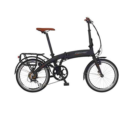 FISCHER 62379 Bicicleta eléctrica, Unisex Adulto, Negro Mate
