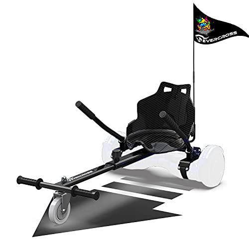 EVERCROSS Hoverboard Go Cart, Accesorio para Asiento de Hoverboard con Longitud de Marco Ajustable para Hoverboard de 6.5 "8" 10 "