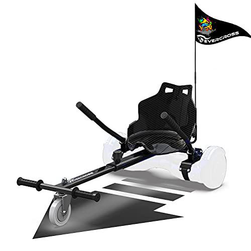 EVERCROSS Hoverboard Go Cart, Accesorio para Asiento de Hoverboard con Longitud de Marco Ajustable para Hoverboard de 6.5 &quot;8&quot; 10 &quot;