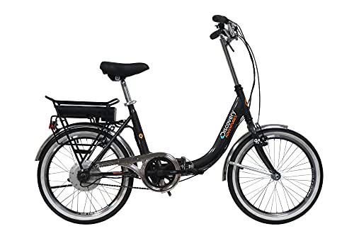 Discovery E1000 Rear Motor 24V Bicicleta eléctrica Plegable de 20 Pulgadas Color Negro o Gris Antracita