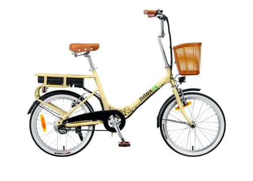 Nilox, E-Bike J1 Plus, Bicicleta eléctrica plegable con pedaleo asistido
