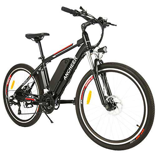 ANCHEER Bicicleta Eléctrica de Montaña de 26/27,5"