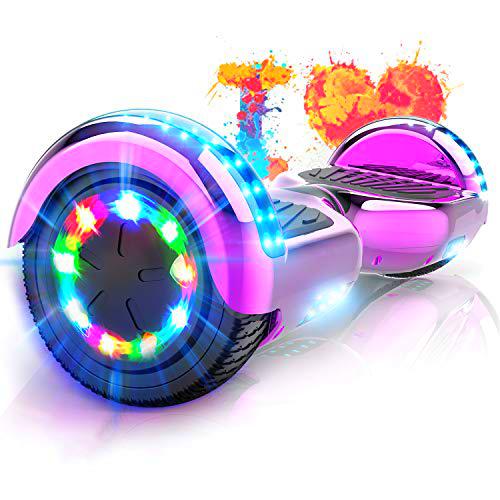 COLORWAY Hoverboards Auto Equilibrio Hoverboard 6.5 Pulgadas con Fuerte Dual Motor y LED