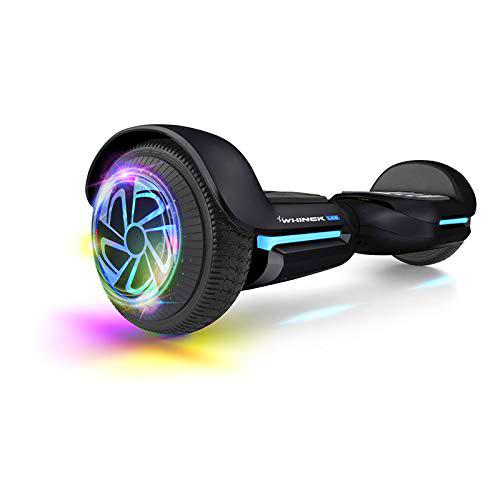 Whinck Hoverboard LED 6.5-Blanco Luz, Unisex Youth