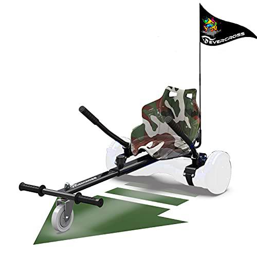 EVERCROSS Hoverboard Go Cart, Accesorio para Asiento de Hoverboard con Longitud de Marco Ajustable para Hoverboard de 6.5 "8" 10 "