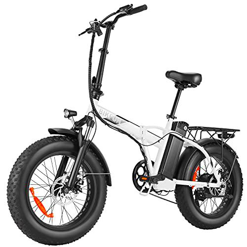 BIKFUN 20''X4.0'' Bicicleta Electrica Fat Bike Plegable 48V 12.5Ah