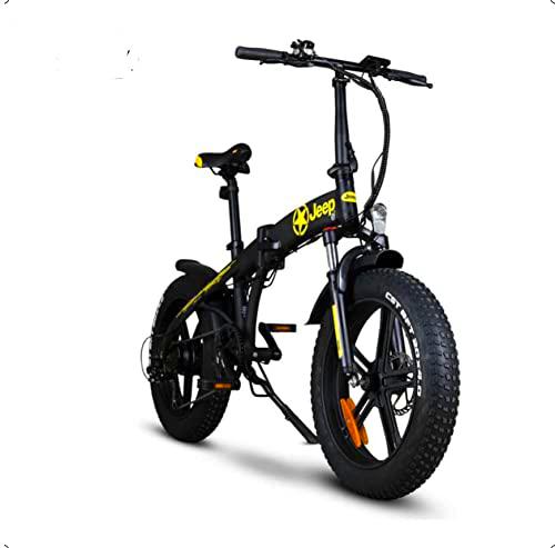 Tucano Bikes Jeep Negra Bicicleta electrica, Adultos Unisex, Unico
