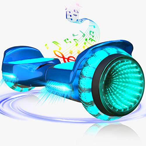 GYROOR Hoverboard Patinete Eléctrico Todoterreno 6.5" con Altavoz Bluetooth