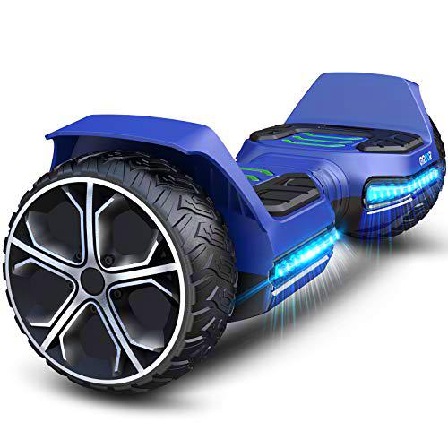 Gyroor Hoverboard Offroad All Terrain Flash Wheel Auto Equilibrio G5 Hoverboards con altavoz Bluetooth