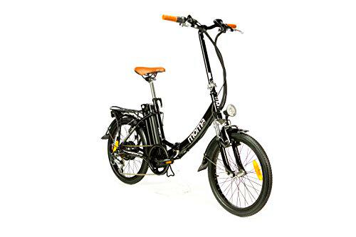 Moma Bikes Bicicleta Electrica, Plegable, Urbana EBIKE-20 &quot;, Alu