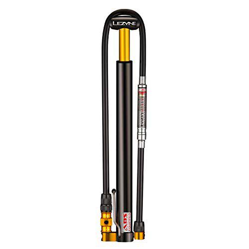 Lezyne Minibomba CNC Micro Floor Drive HPG, Color Negro Brillante 160PSI