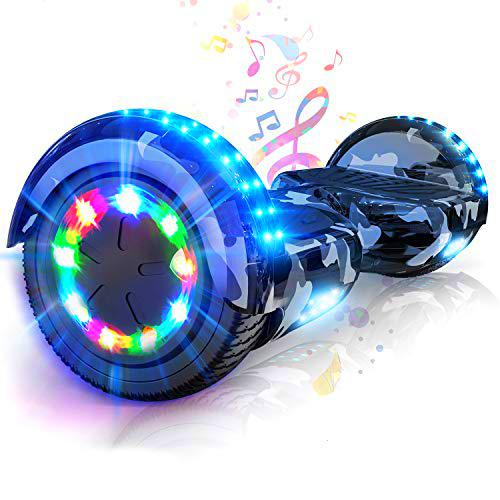 COLORWAY Hoverboards Auto Equilibrio Hoverboard 6.5 Pulgadas con Fuerte Dual Motor y LED