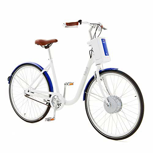 ASKOLL Eb1 Bicicleta eléctrica, Unisex Adulto, Color Blanco/Azul, M