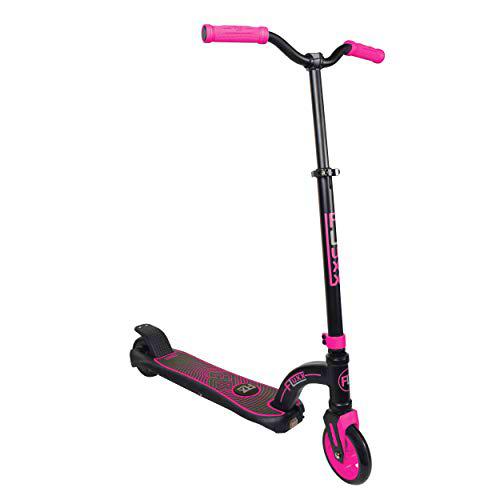 Fluxx E-150 - Patinete eléctrico Juvenil, Unisex, Color Negro y Rosa