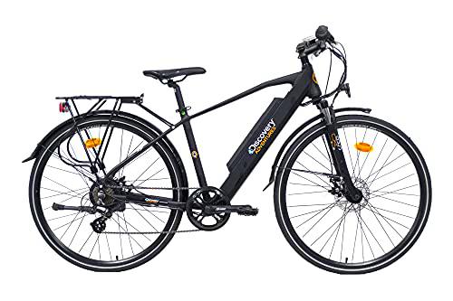 Discovery E8200 Bicicleta de pedaleo asistido, Trekking Bike con Ruedas de 28" y Horquilla amortiguada