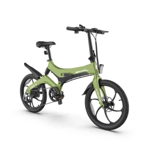 BEHUMAX - Bicicleta eléctrica E-Urban 890+ Green, Amortiguación Trasera