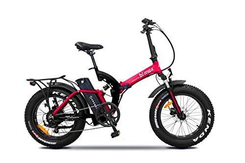 Argento Bi MAX Foldable E-Bike, Full Suspension, Ruote Fat 20" x 4