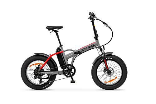 Argento New Mini MAX Red Black Bicicletas, Adultos Unisex