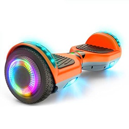 Hoverboard Self Balancing Scooter 6.5" Two-Wheel Self Balancing Hoverboard with Bluetooth Speaker and LED Lights Electric Scooter for Adult Kids Gift