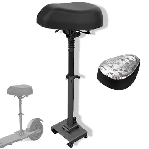 Felixstory Sillín de asiento de scooter eléctrico con funda de cojín impermeable para Ninebot ES1 ES2 ES4/Xiaomi M365 Pro 1S/Aovopro ES80/Razor C25