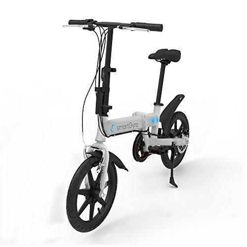 SmartGyro Ebike Silver - Bicicleta Eléctrica, Ruedas de 16"