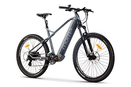 Moma Bikes Bicicleta Eléctrica E-MTB 27.5&quot;, Shimano 24vel