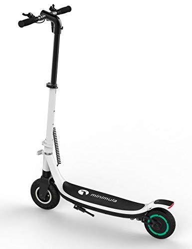 Minimula Eco Patinete eléctrico para Adulto, Color Blanco