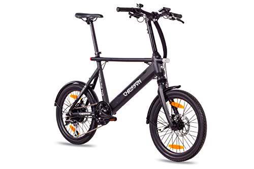 Chrisson 20ERTOSBLACK Bicicleta Electrica de 20" Negra