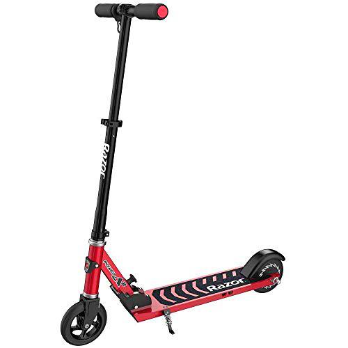 Power A2 Patinete Eléctrico, Color Negro/ Rojo, Unisex- Joven,