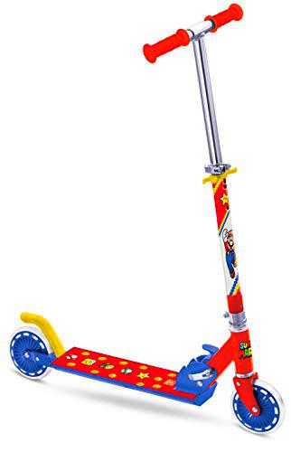 Mondo Toys 28618 - Patinete de Aluminio para niño niña Super Mario