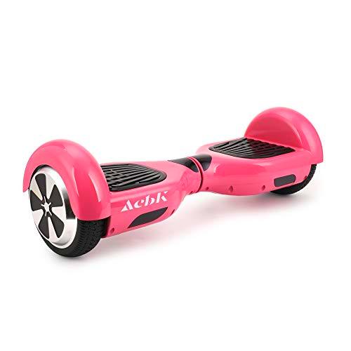 ACBK - Patinete Eléctrico Hover Autoequilibrio con Ruedas de 6.5" (Altavoces Bluetooth con Luces Led integradas)