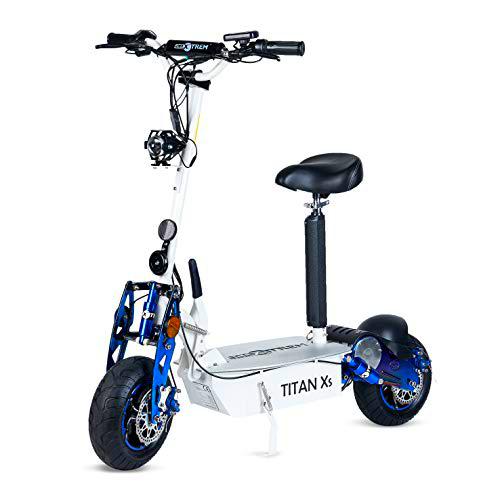Titan - Patinete/Scooter eléctrico dos ruedas, con sillín