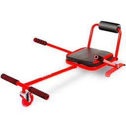 Fitfiu - SEAT10R Accesorio para Patinete Eléctrico, Rojo, 10&quot;