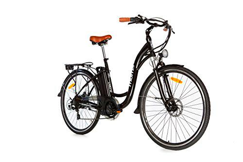 Moma Bikes Bicicleta Electrica, Urbana EBIKE-28 &quot;, Alu