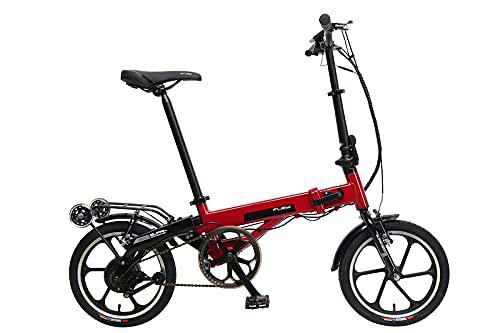Flebi Supra Eco Bicicletas eléctricas, Red Bordeaux, 130x106x57