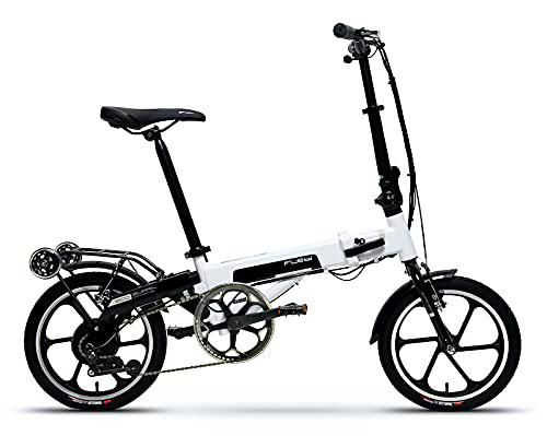 Flebi Supra Eco Bicicletas eléctricas, White, 130x106x57