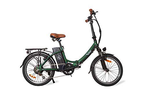 Velair Urban Bicicleta eléctrica, Unisex Adulto, Verde