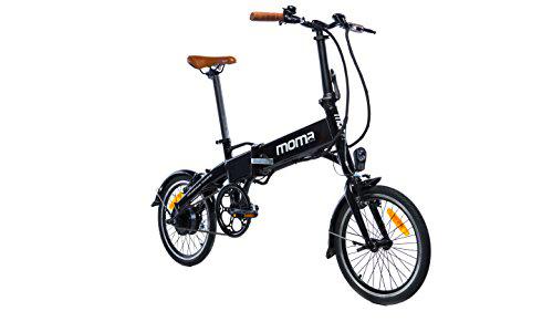 Moma Bikes Bicicleta Electrica, Plegable, Urbana E-16 TEEN