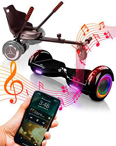 ACBK Bluetooth UL2272 Hoverboard + Silla Kart, Juventud Unisex